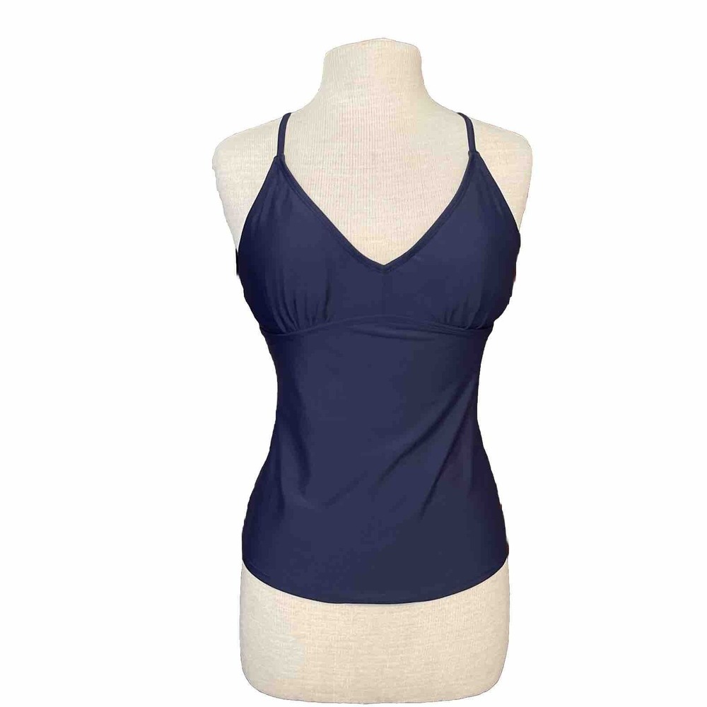 Athleta Women's Navy Swim Tankini Top